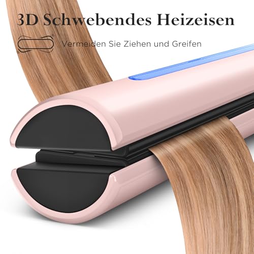 Parwin Pro Beauty 2 In 1, Piastra Lisciante Per Capelli Agli Ioni Di Infrarossi, Terapia A Infrarossi E Ionica, Effetto Anti-Crespo E Lucido, 14 Impostazioni Di Temperatura 100-230℃ - 7