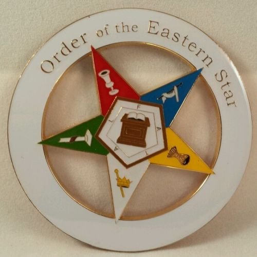 Mason Square MarketOrder of Eastern Star Car Emblem