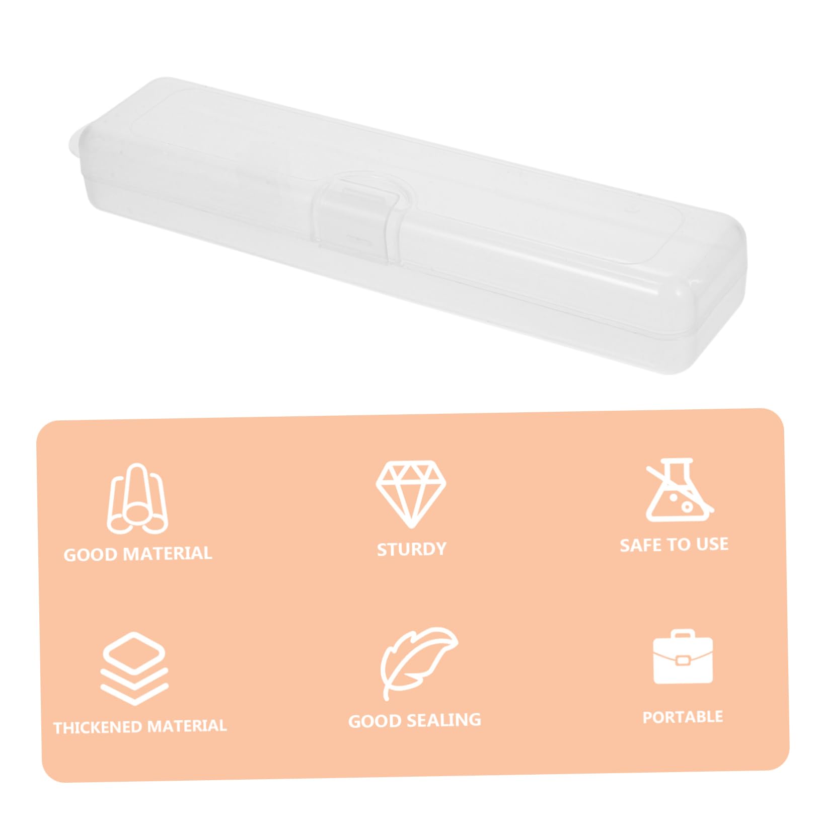 Healeved 20piezas Contenedores De Cepillos De Dientes Para Viaje Estuches Transparentes De Perfectos Para Camping y Viajes Almacenamiento Compacto y Prueba De Caídas