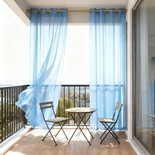Cortinas translúcidas de 70x120 cm que resuelven la falta de luz en habitaciones oscuras 3