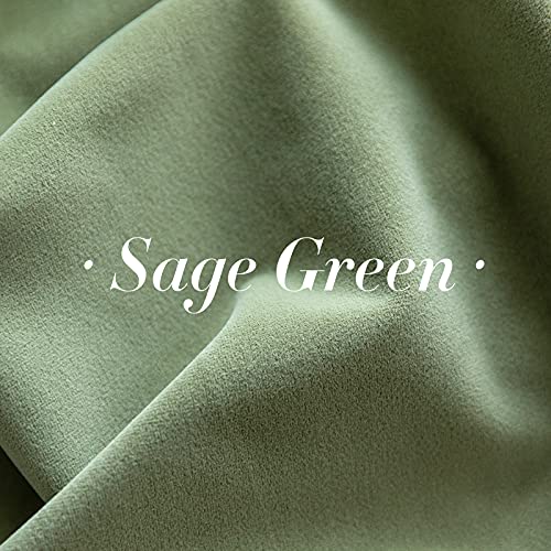 Lazzzy Velvet Throw Pillow Cover Decorative Pillowcase For Couch Bed Sofa Chair Soft Solid Square Sage Cushion Case Green 18 X 18 One Piece #TOP3