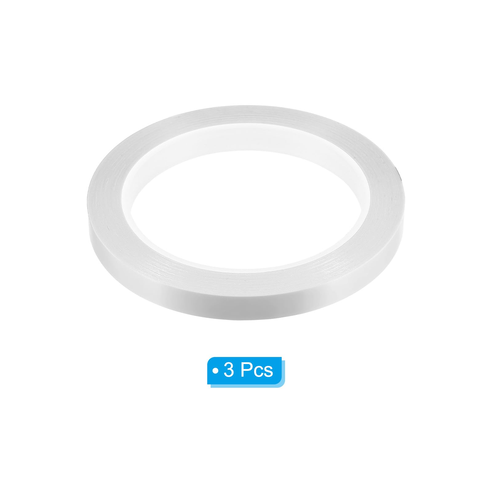 PATIKIL Whiteboard Tape 12mm X 66m, 3 Pack Thin Dry Erase Tape for Graphic Chart Marking DIY Art White - Image 3