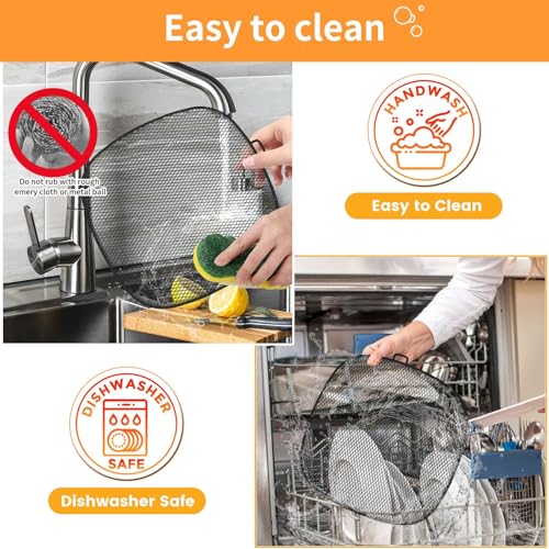 Image of Air Fryer Tray Replacement for Philips HD9630 Airfryer XXL, 9 inchx8.6 inch SUS 304 Stainless Steel Air Fryer XXL Accessories Replacement Parts Basket for Philips HD9656 HD9760 HD9860 HD9870 Air Fryer