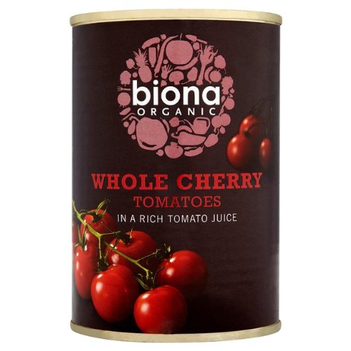 Biona Organic Whole Cherry Tomatoes 4x400g