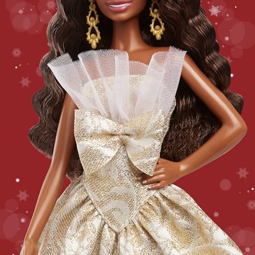 Muñeca Barbie Signature 2025 con vestido plateado y dorado miniatura 3