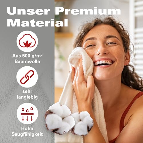 BaSaTex 10er Pack Waschhandschuhe, Waschlappen Größe 15x21 cm in Apfelgrün 100% Baumwolle