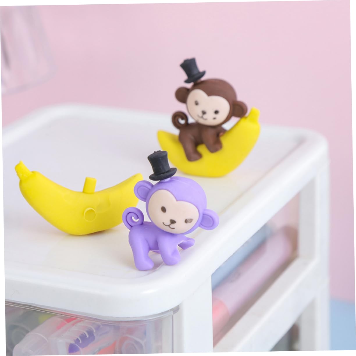 Bananen Affen Radiergummis Tpr für Schüler Schreibwaren