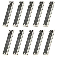 WMYCONGCONG 10 PCS Fader Variable Resistors 10K Ohm Slide Potentiometer Single Linear 10K Electronic Potentiometer, 88mm