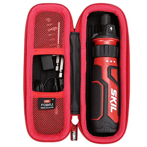 FBLFOBELI Hard Carrying Case Compatible with SKIL Rechargeable 4V Cordless Screwdriver SD561201, EVA...