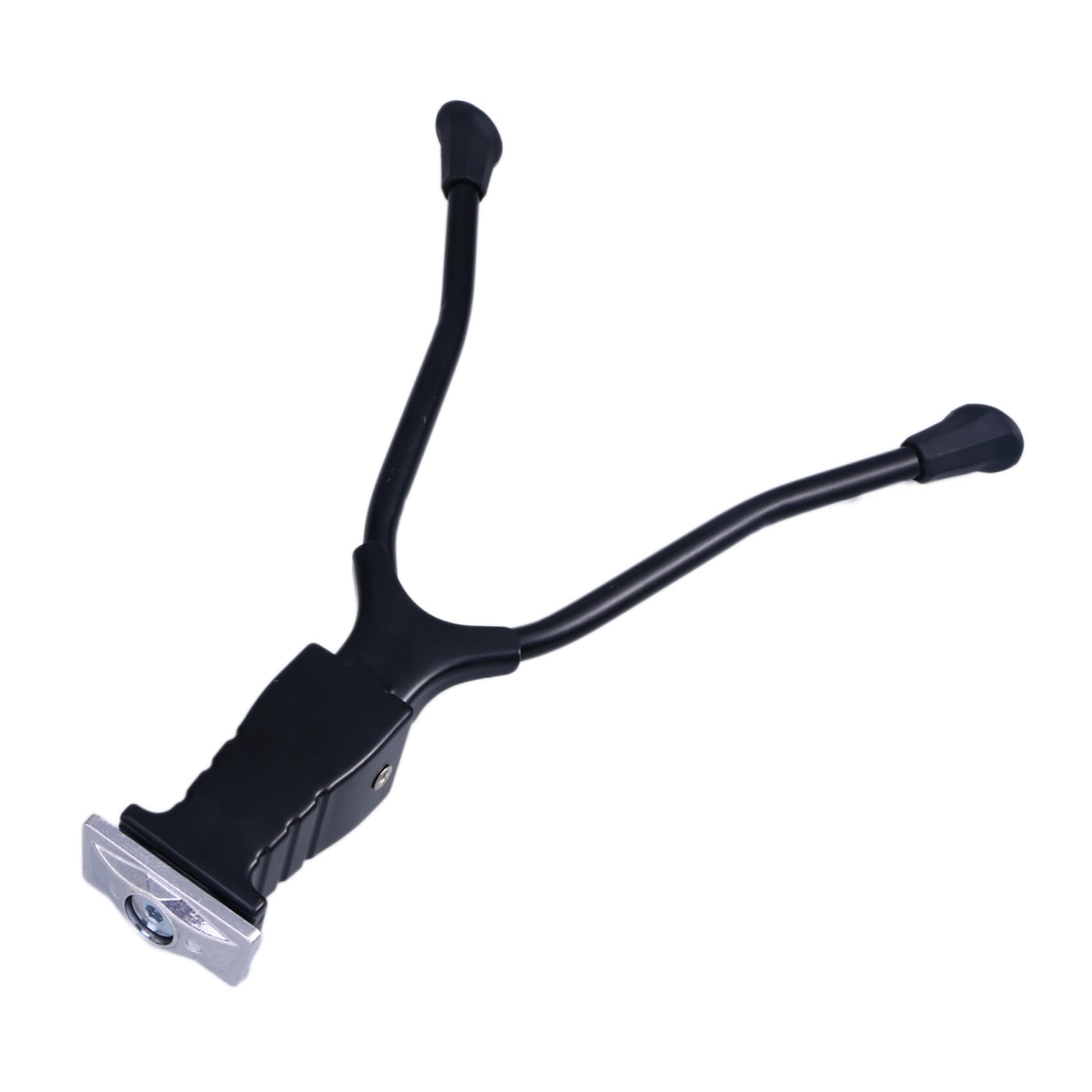 Béquille de Vélo à Double Jambe Noir en Métal, Support Central