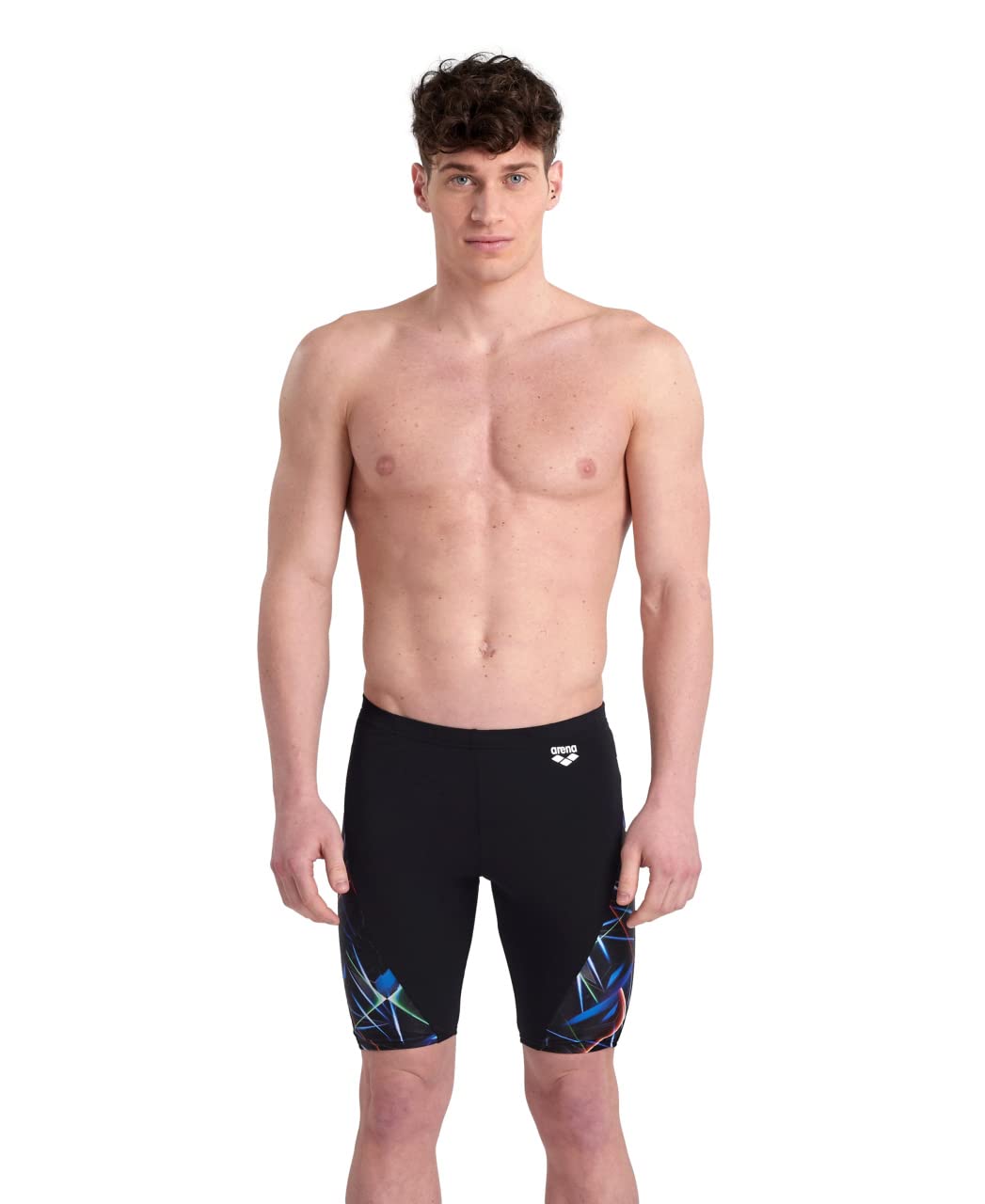 Arena Arena Deutschland GmbH 005564-Hombre Jammer Allover 550 Black-Mult Talla 4 Trunks Swim, Multicolor, Large Unisex Adulto