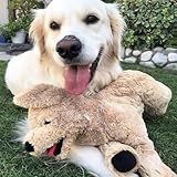 LotFancy Kuscheltier Hund Plüschtier 53cm, Stofftier Hund Golden Retriever, weich kuschelig Geschenk für Kinder Mädchen Freundin, Spielzeug für Hund Haustier