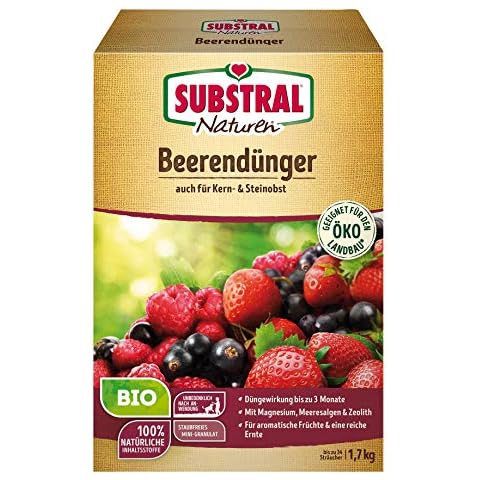 Substral Naturen Bio Beerendünger, für Beerenobst, Kern und Steinobst, 3 Monate Langzeitdünger 1,7 kg Cover
