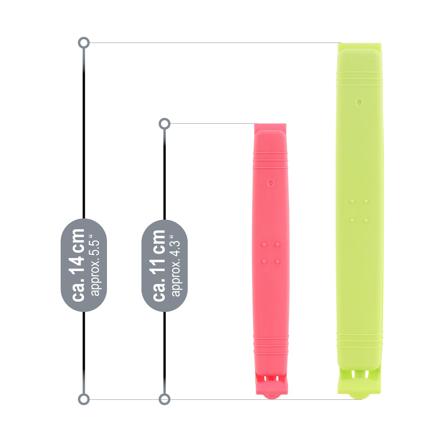 Lot De 5 Pinces à Sachets Westmark - Fermeture Hermétique Pour Snacks - Couleurs Assorties