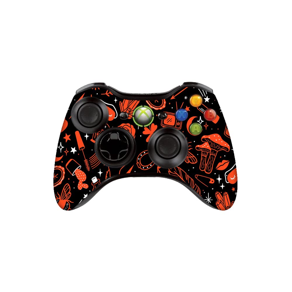 gadgets wrap printed vinyl decal sticker skin for xbox 360 controller only - girly pattern