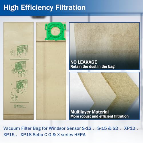 Sacs pour Windsor Sensor S12 évitant la perte d'air - 3