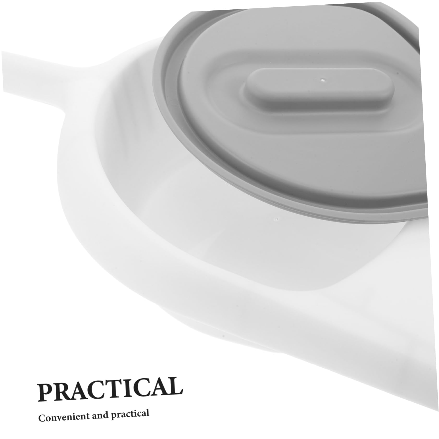 Padella per Anziani con Manico, Toilette Portatile in Plastica Anti-goccia per Pazienti Costretti a Letto, Vaso Notte Versatile per Assistenza Domiciliare e Uso Esterno