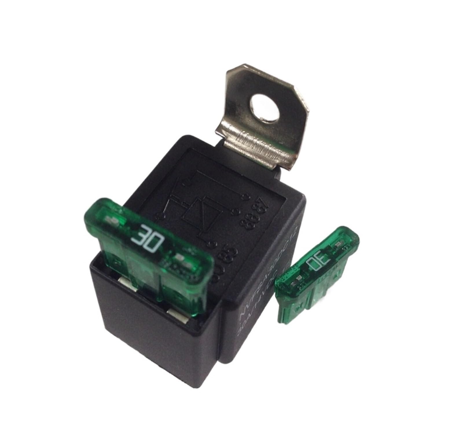 Relè for auto 1PCS con fusibile Relè a 4 pin 12V/30A normalmente aperto parti di automobili