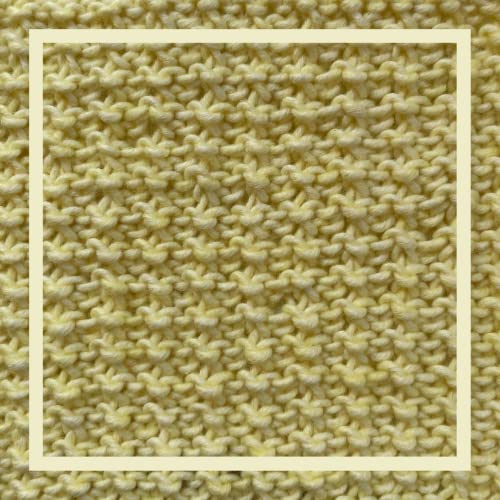 Cotton To The Core Knit & Crochet Yarn, Soft For Babies, (Free Patterns), 6 Skeins, 852 Yards/300 Grams, Light Worsted Gauge 3, Machine Wash (Butter Yellow) #TOP1