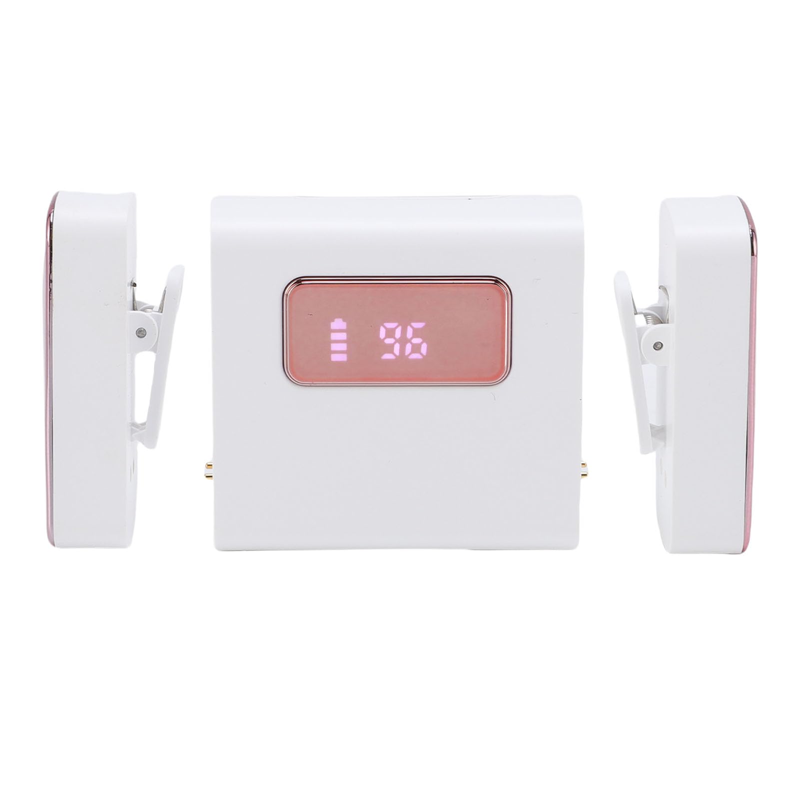 Cocoarm Micrófono Inalámbrico 1 a 2, Micrófono ABS Lavalier 2.4G Alcance de 20 M, Inalámbrico con Clip con Reducción de Ruido con Monitoreo en Tiempo Real para Entrevistas de Vlogging Grabación en