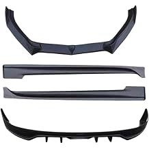 Front Lip Rear Lip Side Skirts Compatible for Mazda 3 Axela 2014-2019 Car Bumper ABS Material Car Bodykit