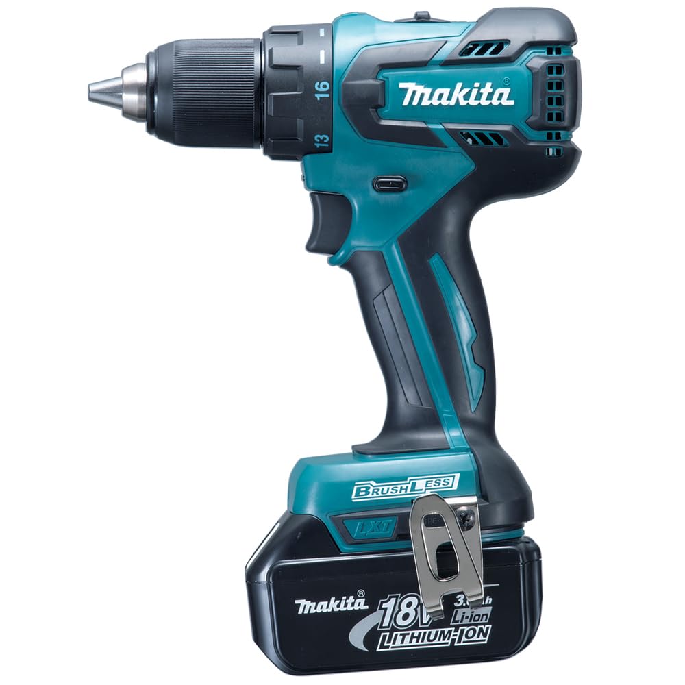 Makita Wiertarko-wkrętarka akumulatorowa, (18 V/4,0 Ah, 2 akumulatory i ładowarka w Makpac), DDF459RMJ