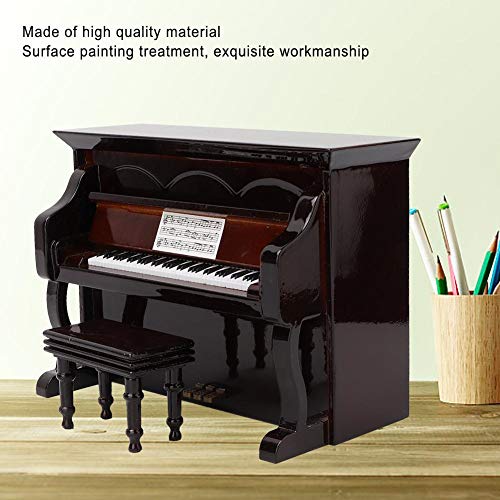 Mini Piano Model Hout, M Bel & Woonaccessoires Woonaccessoires & Deco Muziekinstrument Model Home Decor Ornamenten Kerstmis Verjaardag - Image 3