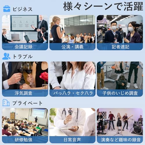 Gosvtmo ボイスレコーダー 小型 icレコーダー の商品画像 6