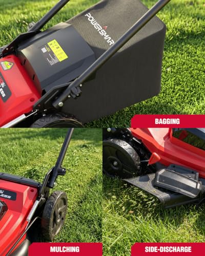 Image of PowerSmart 40V 20 inch Self-Propelled Mower + 465 CFM Blower
