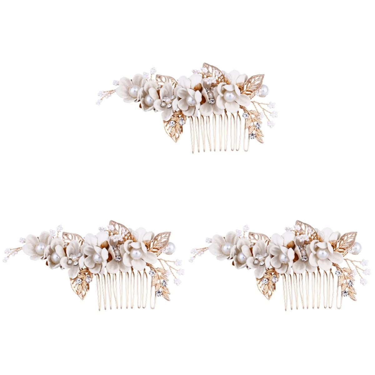 Barrettes à cheveux en perles et alliage durable aux finitions haute couture