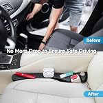 Car Seat Gap Filler Organizer Soft Foam Strip Seat & Console Gap Blocker - Image 2