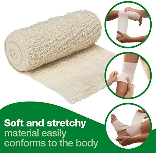 HypaBand Crepe Cotton Bandages 10cm x 4.5m - Pack of 6