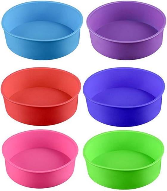Marlon Nancy Red Silicone Cake Bread Loaf Pan Tins Non-stick Soap Baking Mould Bakeware Tray(color)