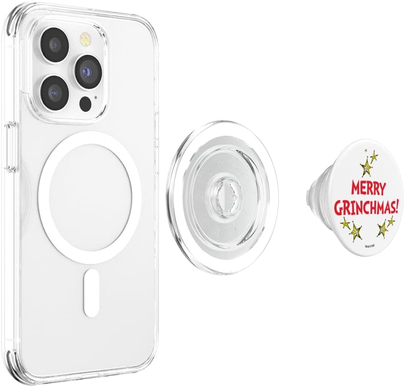 Dr. Seuss Merry Grinchmas PopSockets MagSafe PopGrip for iPhone