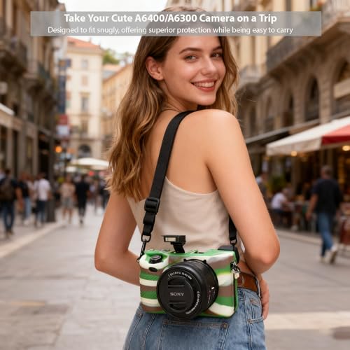 Funda para cámara Sony Alpha A6400 A6300 de silicona suave miniatura 3