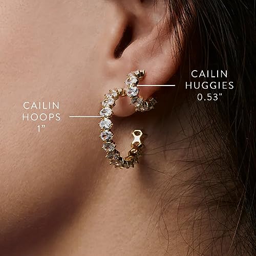 Kendra Scott Cailin Crystal Huggie Earrings, Fashion Jewelry For Women4