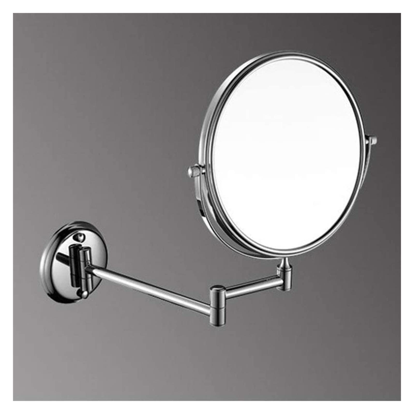 Specchio da bagno pieghevole specchio creativo circolare doppio in