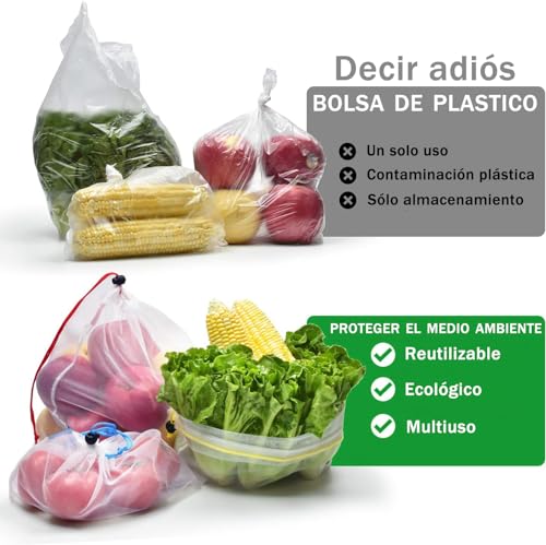 La mejor comparación de Bolsas de malla , listamos los 10 mejores. 5 Imagen adicional