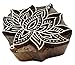 Lotus Pattern Wooden Hand Block Printing Te x Tile Carved Blocks Print Stamps