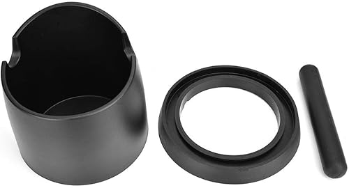 Miniatura 3 de Fdit Café Knock Out Box Cubo de café de plástico ABS grande Café expreso molido antideslizante Espresso Dump Bin (negro)