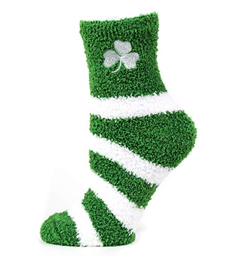 Image of St Patricks Day Irish Fuzzy Socks