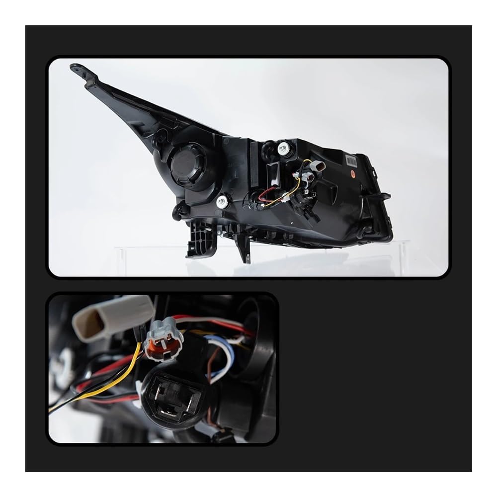 Faros principales Coche Para Cruze 2009-2014 Faro LED DRL Lente Hid