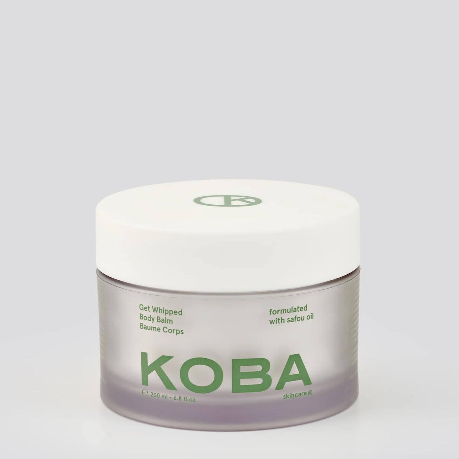 KOBA Get Whipped Body Balm - For Women & Men - Hydrating Firming Balm - Dry to Very Dry Skin - Woody, Floral, Fresh Fragrance - Natural - Vegan - Safou Oil - Olive & Shea Butter - L-Carnitine (200 ml)