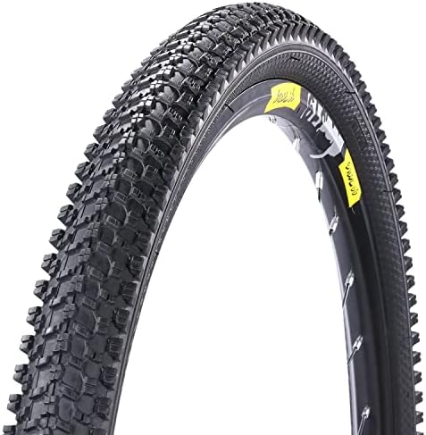 Zadupe 26 Inch Folding Replacement Bike Tire Mountain Bike Continental Ride Tour Replacement Bike Tire 30 TPI 26 x 1.95 Inch Black