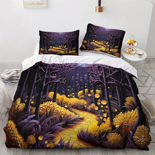 Housse de couette jungle avec fermeture éclair en microfibre douce - 4