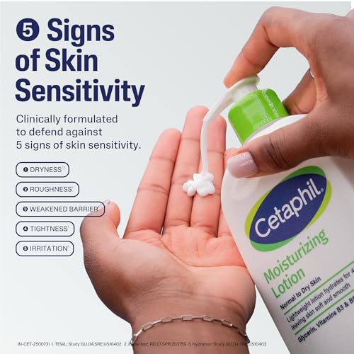 Image of Cetaphil Moisturising Lotion 59 ml for Face & Body, Hydrating Moisturizer for Normal & Dry Skin, Dermatologist Recommended