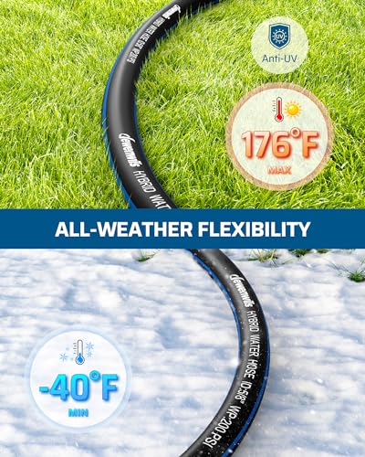 DEWENWILS-Garden-Hose-100-ft-x-58-Hybrid-Water-Hose-with-Rotate-Handle-Heavy-Duty-Lightweight-Flexible-Hose-for-Plants-Car-Yard-34-Inch-Solid-Fittings-Drinking-Water-Safe-Black-Blue