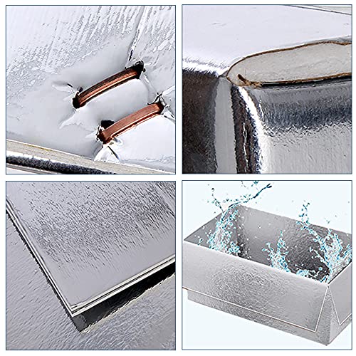 ARCTECH insulated shipping foam Aluminum foil box X 5packs , useful size 9.8X5.7X7\'\' Thermo Chill Double Insulated delivery mail mailing carton for fresh, frozen sea food, milk, meat. - Thumbnail 3