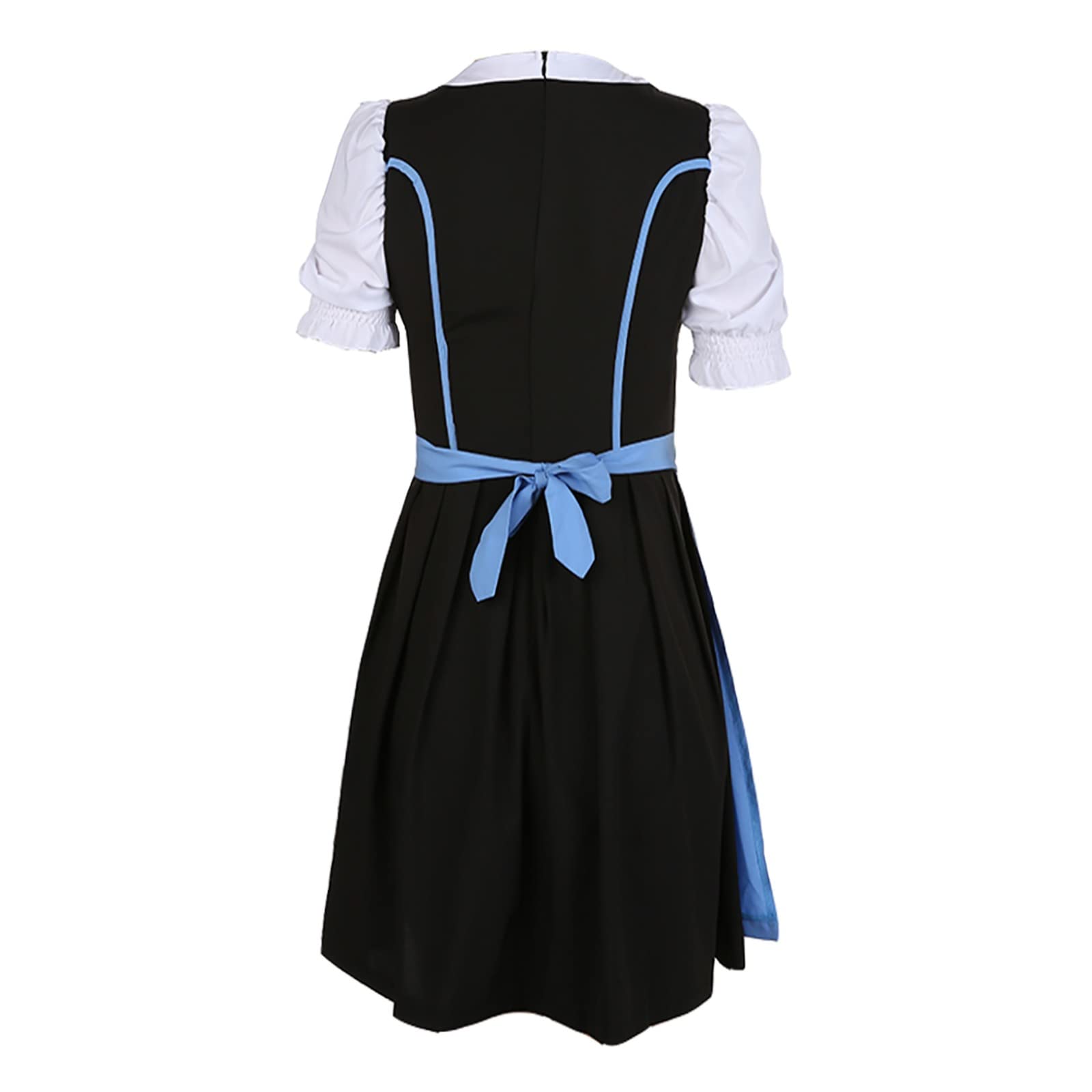 Dirndl - Abito tradizionale bavarese da donna, per Oktoberfest, per occasioni speciali, abito tradizionale Dirndl, abito corto per Oktoberfest, tre pezzi
