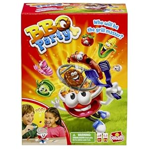 Goliath BBQ Party Game | Put Food On The BBQ Grill Before The Grill Pops | No Reading & No Batteries Required | 2-4 Players | Ages 4 and Up